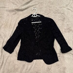 LONDONJEAN Elegant Black Women's Blazer